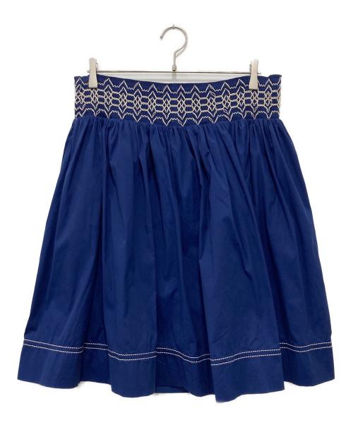 PRADA（プラダ）PRADA (プラダ) フレアスカート ブルー サイズ:44の古着・服飾アイテム