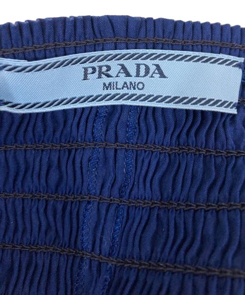 PRADA（プラダ）PRADA (プラダ) フレアスカート ブルー サイズ:44の古着・服飾アイテム