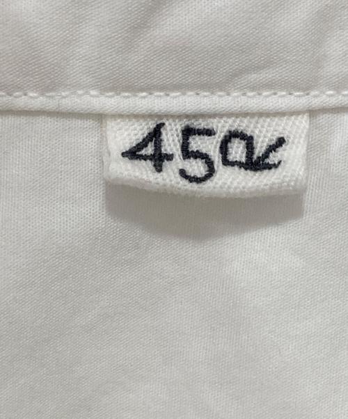 45R（フォーティファイブ・アール）45R (フォーティファイブ・アール) コットンシャツ ホワイト サイズ:2の古着・服飾アイテム