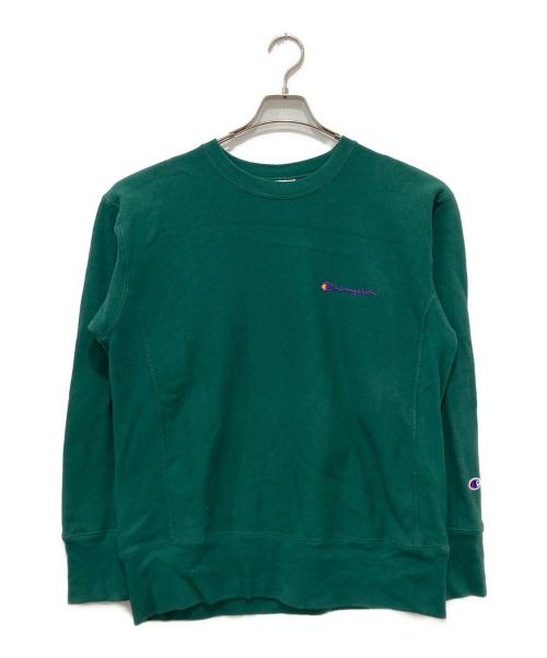 Champion（チャンピオン）Champion (チャンピオン) クルーネックスウェット グリーン サイズ:Lの古着・服飾アイテム