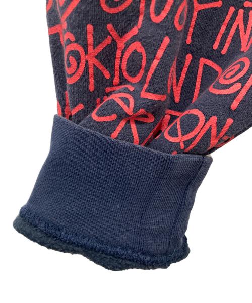 stussy（ステューシー）stussy (ステューシー) パーカー ネイビー×レッド サイズ:Lの古着・服飾アイテム