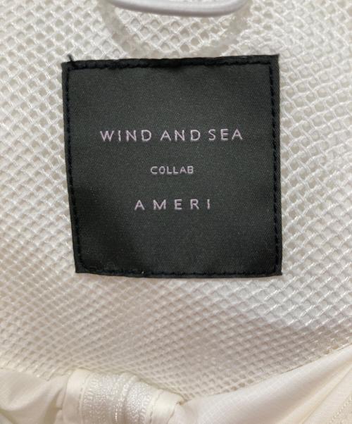 WIND AND SEA（ウィンダンシー）WIND AND SEA (ウィンダンシー) Ameri (アメリ) ナイロンジャケット ホワイト サイズ:Lの古着・服飾アイテム