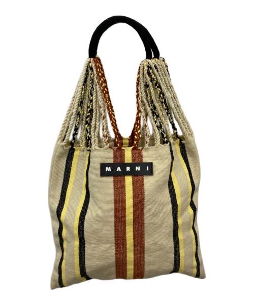 MARNI（マルニ）MARNI (マルニ) ハンモックバッグ ベージュ×イエローの古着・服飾アイテム