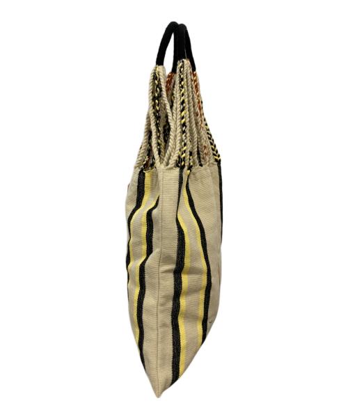 MARNI（マルニ）MARNI (マルニ) ハンモックバッグ ベージュ×イエローの古着・服飾アイテム