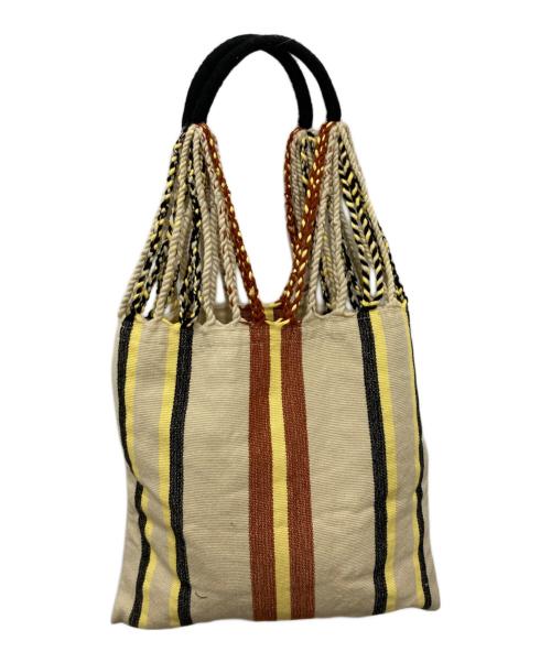 MARNI（マルニ）MARNI (マルニ) ハンモックバッグ ベージュ×イエローの古着・服飾アイテム