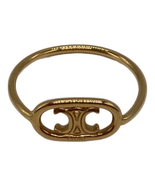 CELINE（セリーヌ）CELINE (セリーヌ) マイヨントリオンフ リング ゴールドカラー サイズ:10号の古着・服飾アイテム
