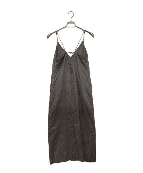 SLOBE IENA（スローブ イエナ）SLOBE IENA (スローブ イエナ) リネンIラインキャミワンピース グレー サイズ:38の古着・服飾アイテム