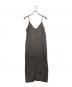 SLOBE IENA（スローブ イエナ）の古着「リネンIラインキャミワンピース」｜グレー
