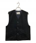 MHLエムエイチエル）の古着「コットンベスト」｜ブラック
