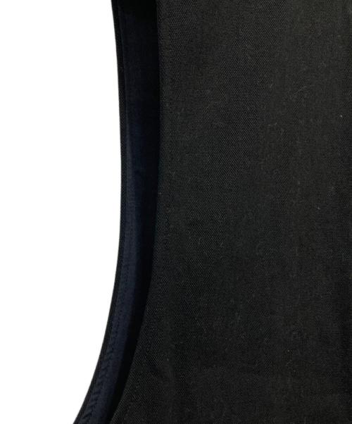MHL（エムエイチエル）MHL (エムエイチエル) コットンベスト ブラック サイズ:Lの古着・服飾アイテム