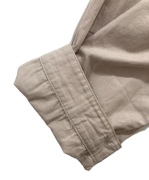 SEEALL（シーオール）SEEALL (シーオール) バンドカラーシャツ ベージュ サイズ:46の古着・服飾アイテム