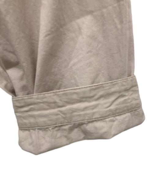 SEEALL（シーオール）SEEALL (シーオール) バンドカラーシャツ ベージュ サイズ:46の古着・服飾アイテム