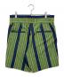 TOGA VIRILIS (トーガ ビリリース) ストライプショートパンツ グリーン×ネイビー サイズ:46：7000円