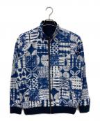 LAND'S ENDランズエンド）の古着「リバーシブルジップアップジャケット」｜ネイビー