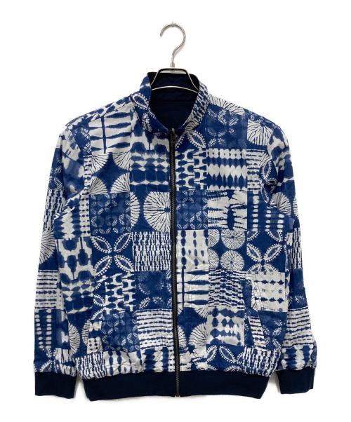 LAND'S END（ランズエンド）LAND'S END (ランズエンド) リバーシブルジップアップジャケット ネイビー サイズ:Mの古着・服飾アイテム