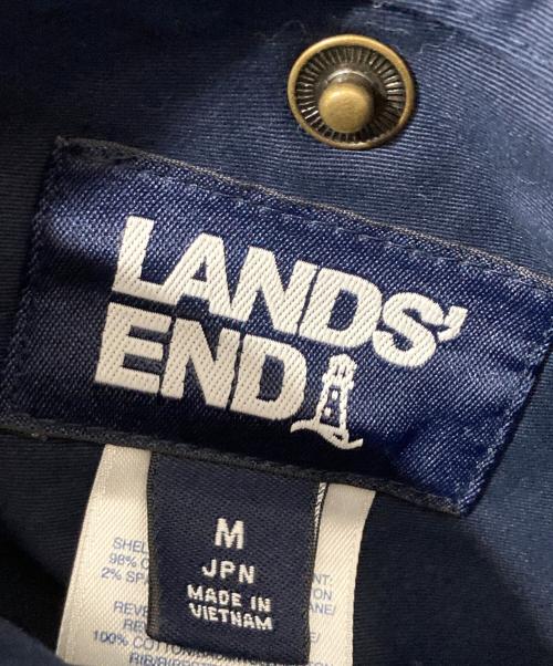 LAND'S END（ランズエンド）LAND'S END (ランズエンド) リバーシブルジップアップジャケット ネイビー サイズ:Mの古着・服飾アイテム