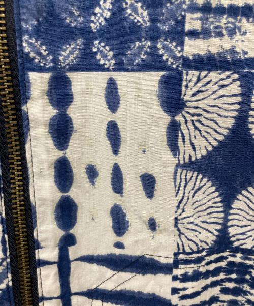 LAND'S END（ランズエンド）LAND'S END (ランズエンド) リバーシブルジップアップジャケット ネイビー サイズ:Mの古着・服飾アイテム