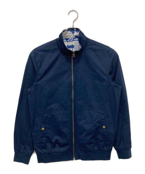 LAND'S END（ランズエンド）LAND'S END (ランズエンド) リバーシブルジップアップジャケット ネイビー サイズ:Mの古着・服飾アイテム