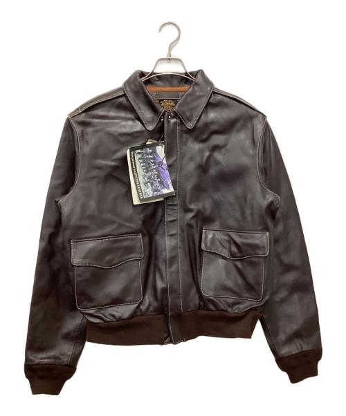 MORGAN MEMPHIS BELLE（モーガン メンフィス ベル）MORGAN MEMPHIS BELLE (モーガン メンフィス ベル) A-2フライトジャケット ブラウン サイズ:44の古着・服飾アイテム