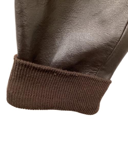 MORGAN MEMPHIS BELLE（モーガン メンフィス ベル）MORGAN MEMPHIS BELLE (モーガン メンフィス ベル) A-2フライトジャケット ブラウン サイズ:44の古着・服飾アイテム