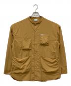 Columbiaコロンビア）の古着「ヒューソンパーク ロングスリーブ シャツ」｜イエロー