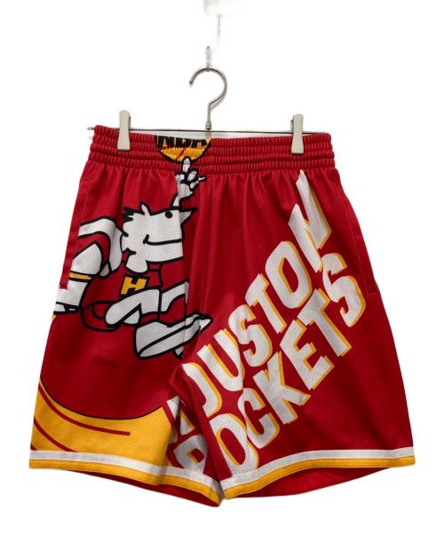 MITCHELL & NESS（ミッチェルアンドネス）MITCHELL & NESS (ミッチェルアンドネス) ハーフパンツ レッド サイズ:Mの古着・服飾アイテム