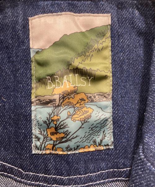 B.BALLSY（ボールジーブラザーズ）B.BALLSY (ボールジーブラザーズ) ワークデニムカバーオール インディゴ サイズ:Lの古着・服飾アイテム