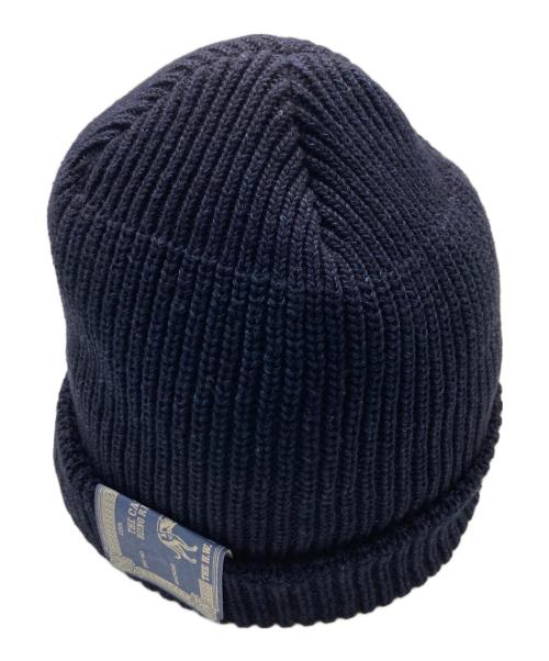 THE H.W.DOG&CO.（エイチダブリュードッグアンドコー）THE H.W.DOG&CO. (エイチダブリュードッグアンドコー) ニット帽 ネイビーの古着・服飾アイテム