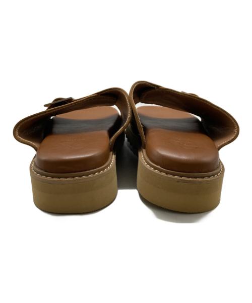 Spick and Span（スピック＆スパン）Spick and Span (スピックアンドスパン) スライダーサンダル ブラウン サイズ:38の古着・服飾アイテム