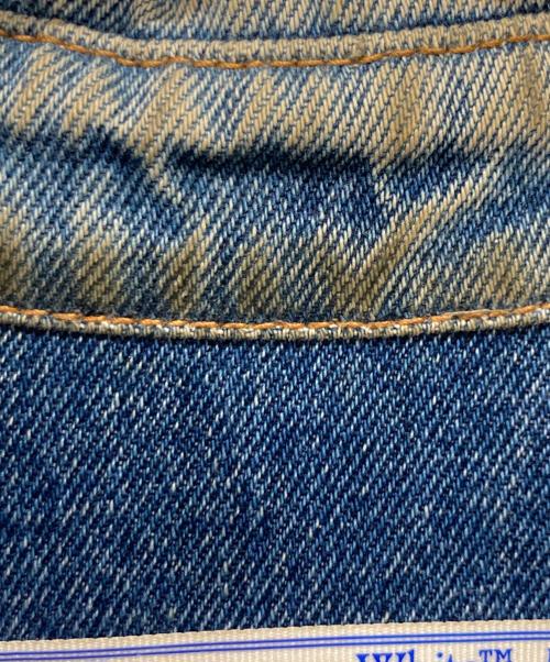 OFFWHITE（オフホワイト）OFFWHITE (オフホワイト) パッチワークデニムジャケット インディゴ サイズ:XLの古着・服飾アイテム