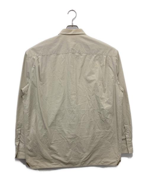 BOTTEGA VENETA（ボッテガベネタ）BOTTEGA VENETA (ボッテガベネタ) コットンポプリンシャツ ベージュ サイズ:38の古着・服飾アイテム