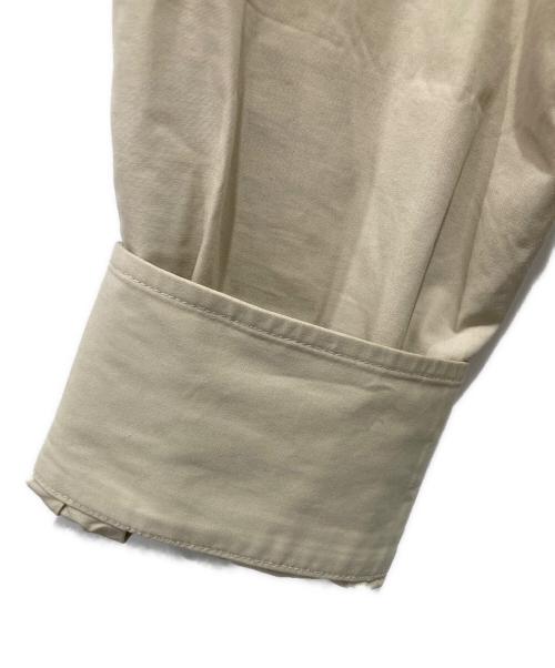 BOTTEGA VENETA（ボッテガベネタ）BOTTEGA VENETA (ボッテガベネタ) コットンポプリンシャツ ベージュ サイズ:38の古着・服飾アイテム