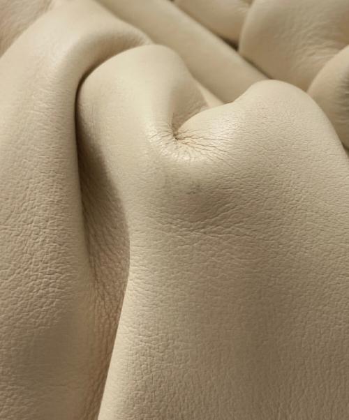 BOTTEGA VENETA（ボッテガベネタ）BOTTEGA VENETA (ボッテガベネタ) ミニザポーチ アイボリーの古着・服飾アイテム