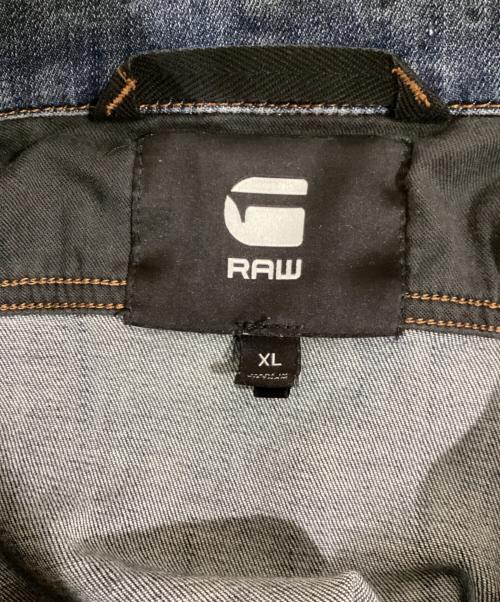 G-STAR RAW（ジースターロゥ）G-STAR RAW (ジースターロゥ) デニムジャケット インディゴ サイズ:XLの古着・服飾アイテム