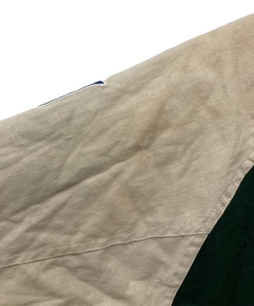 Champion（チャンピオン）Champion (チャンピオン) スタジャン グリーン×ベージュ サイズ:XXLの古着・服飾アイテム