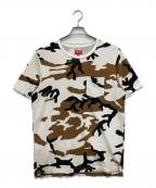 SUPREMEシュプリーム）の古着「Camo Pocket Tee」｜ホワイト×ブラウン