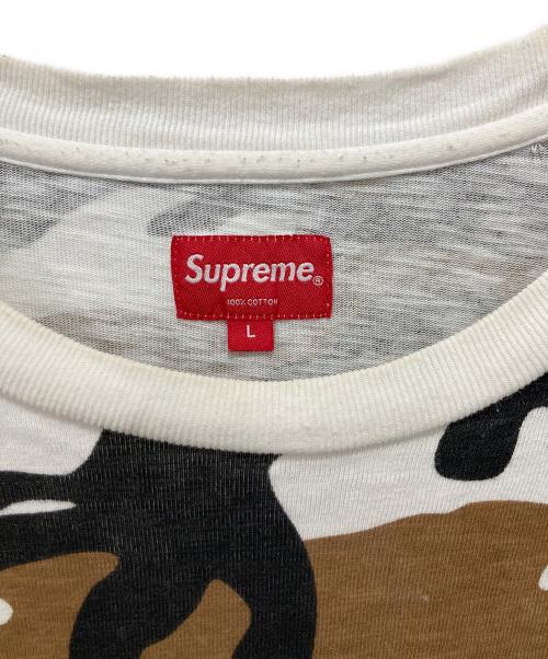 SUPREME（シュプリーム）SUPREME (シュプリーム) Camo Pocket Tee ホワイト×ブラウン サイズ:Lの古着・服飾アイテム