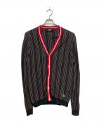 stussyステューシー）の古着「マルチストライプカーディガン」｜マルチカラー