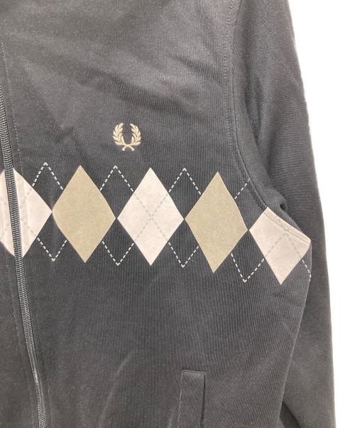 FRED PERRY（フレッドペリー）FRED PERRY (フレッドペリー) アーガイルトラックジャケット ブラック サイズ:Mの古着・服飾アイテム