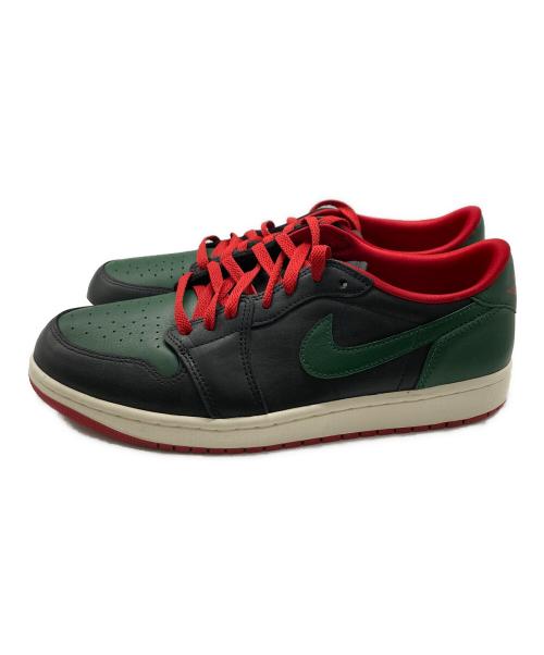 NIKE（ナイキ）NIKE (ナイキ) WMNS AIR JORDAN 1 RETRO LOW OG グリーン×レッド サイズ:29cmの古着・服飾アイテム