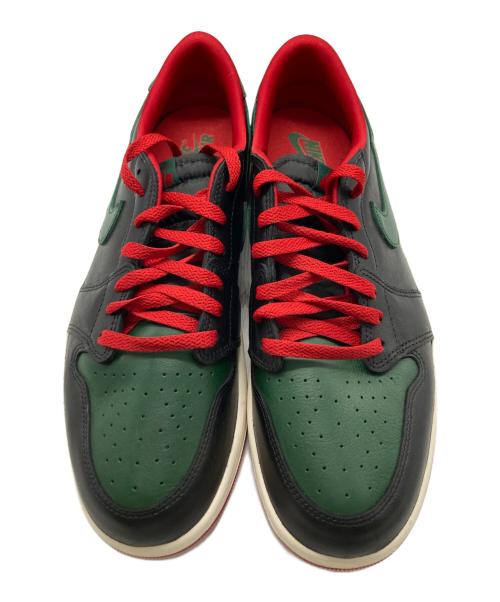NIKE（ナイキ）NIKE (ナイキ) WMNS AIR JORDAN 1 RETRO LOW OG グリーン×レッド サイズ:29cmの古着・服飾アイテム