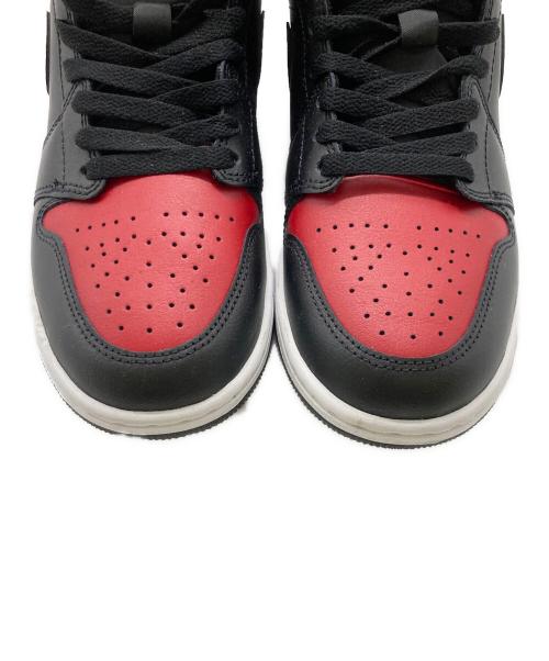 NIKE（ナイキ）NIKE (ナイキ) AIR JORDAN 1 MID レッド サイズ:25.5cmの古着・服飾アイテム