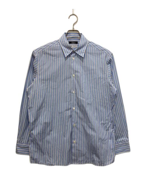 THOMAS MASON（トーマスメイソン）THOMAS MASON (トーマスメイソン) edition (エディション) トーマスメイソンレギュラーシャツ ブルー サイズ:Sの古着・服飾アイテム