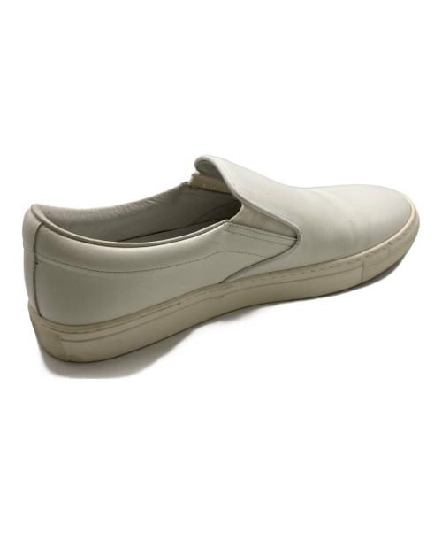 YOAK（ヨーク）YOAK (ヨーク) スリッポン ホワイト サイズ:40の古着・服飾アイテム