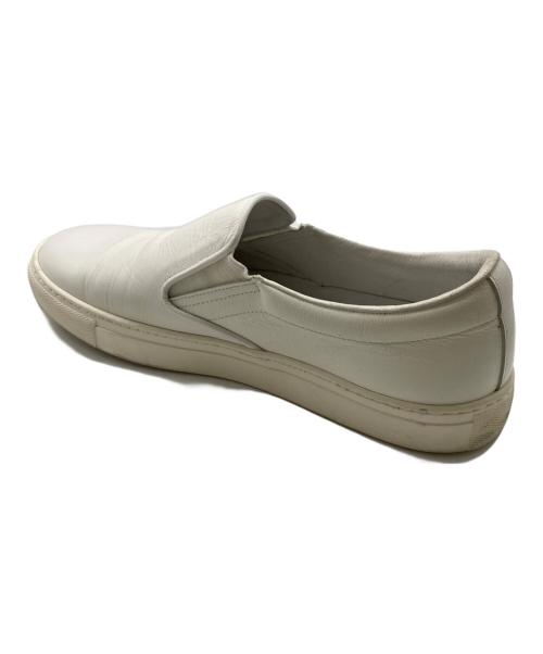 YOAK（ヨーク）YOAK (ヨーク) スリッポン ホワイト サイズ:40の古着・服飾アイテム