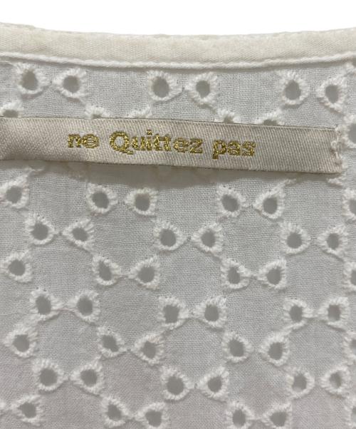 ne quittez pas（ヌキテパ）ne quittez pas (ヌキテパ) へムラミックスカシュクールガウン ホワイト サイズ:不明の古着・服飾アイテム