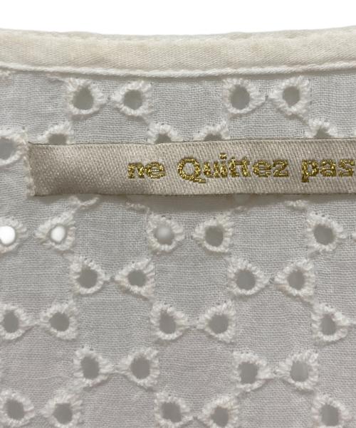 ne quittez pas（ヌキテパ）ne quittez pas (ヌキテパ) へムラミックスカシュクールガウン ホワイト サイズ:不明の古着・服飾アイテム