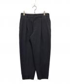 COMME des GARCONS HOMME DEUXコムデギャルソン オム ドゥ）の古着「ウールポリタックパンツ」｜グレー