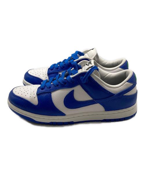 NIKE（ナイキ）NIKE (ナイキ) BY YOU DUNK LOW ブルー×ホワイト サイズ:25.5の古着・服飾アイテム
