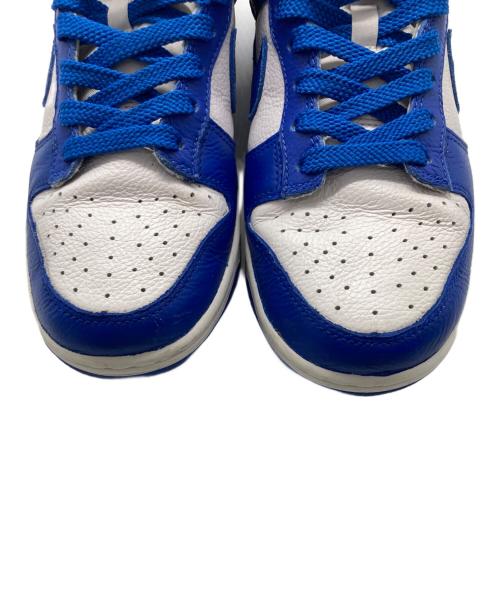 NIKE（ナイキ）NIKE (ナイキ) BY YOU DUNK LOW ブルー×ホワイト サイズ:25.5の古着・服飾アイテム